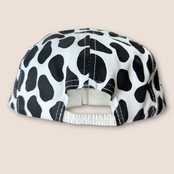 RARE Vintage 90s Sesame Street Henson Kids Hat Muppets Grover Cow Print Western - Picture 4 of 7